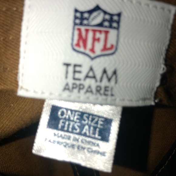 NFL Team Apparel Cleveland Browns Adjustable Hat OSFA Khaki - Picture 2 of 7